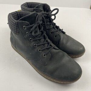 Dr Martens Maelly Padded Collar Ankle Boots Women’s 11 Black Leather Lace Up